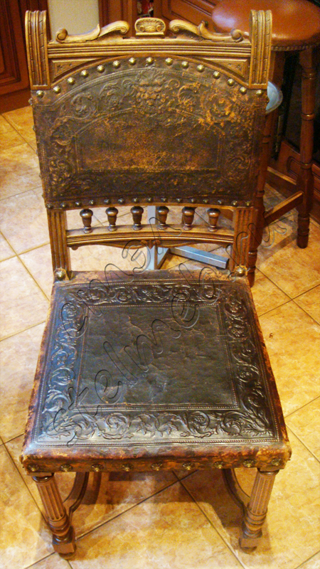 стул после реставрации